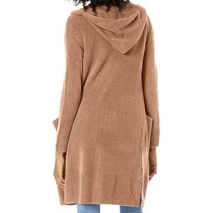 LONG sleeve brown long cardigan - New with tags - Small